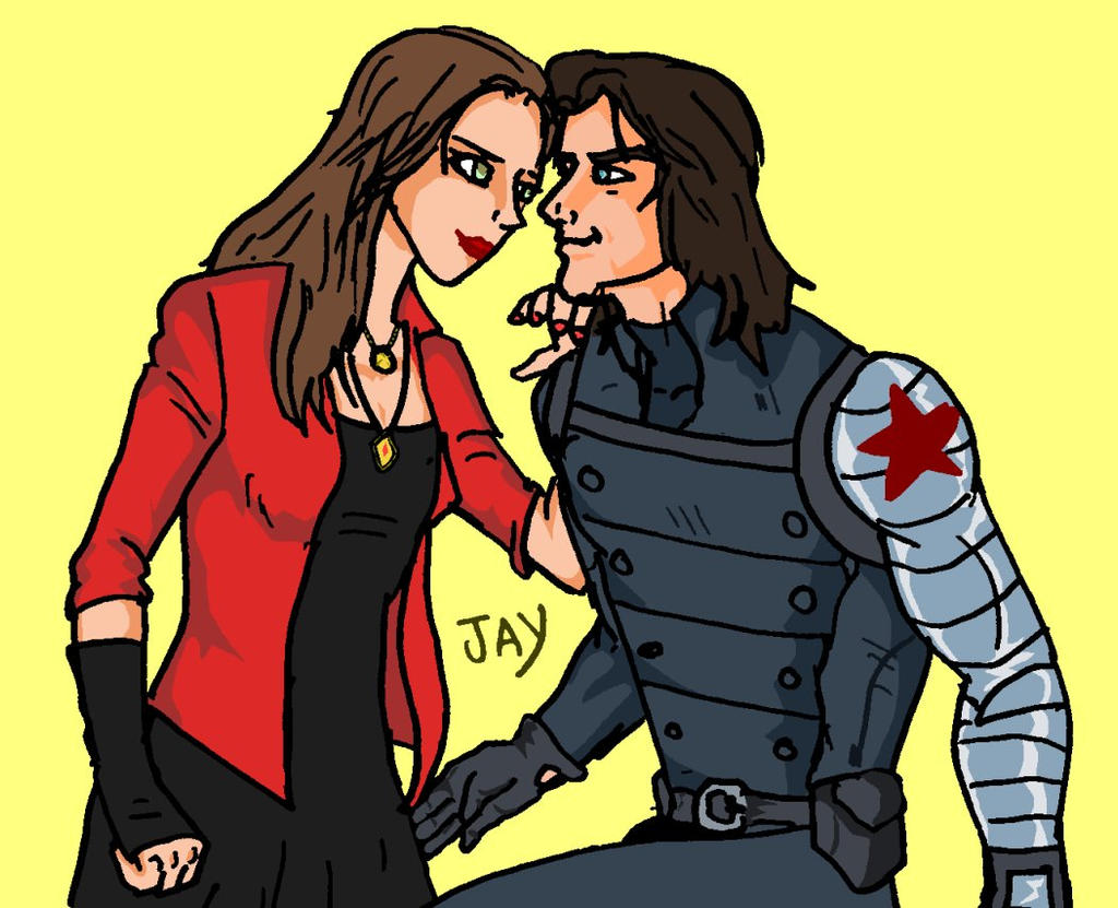 Wanda Maximoff and Bucky Barnes