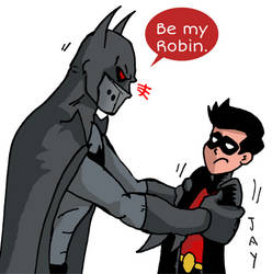 Batman (Jason) and Robin (Tim)