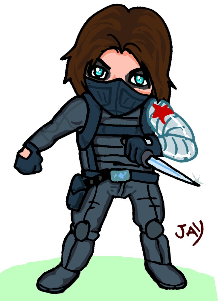 Chibi Winter Soldier by Jasontodd1fan on DeviantArt Chibi Winter Soldier by Jasontodd1fan on DeviantArt