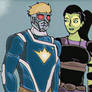 Star Lord and Gamora