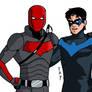 Red hood and Nightwing 