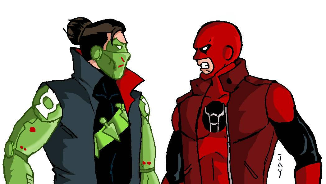 Green vs Red by Jasontodd1fan on DeviantArt