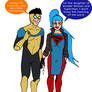 Omni-Man's Son and Superman's Daughter