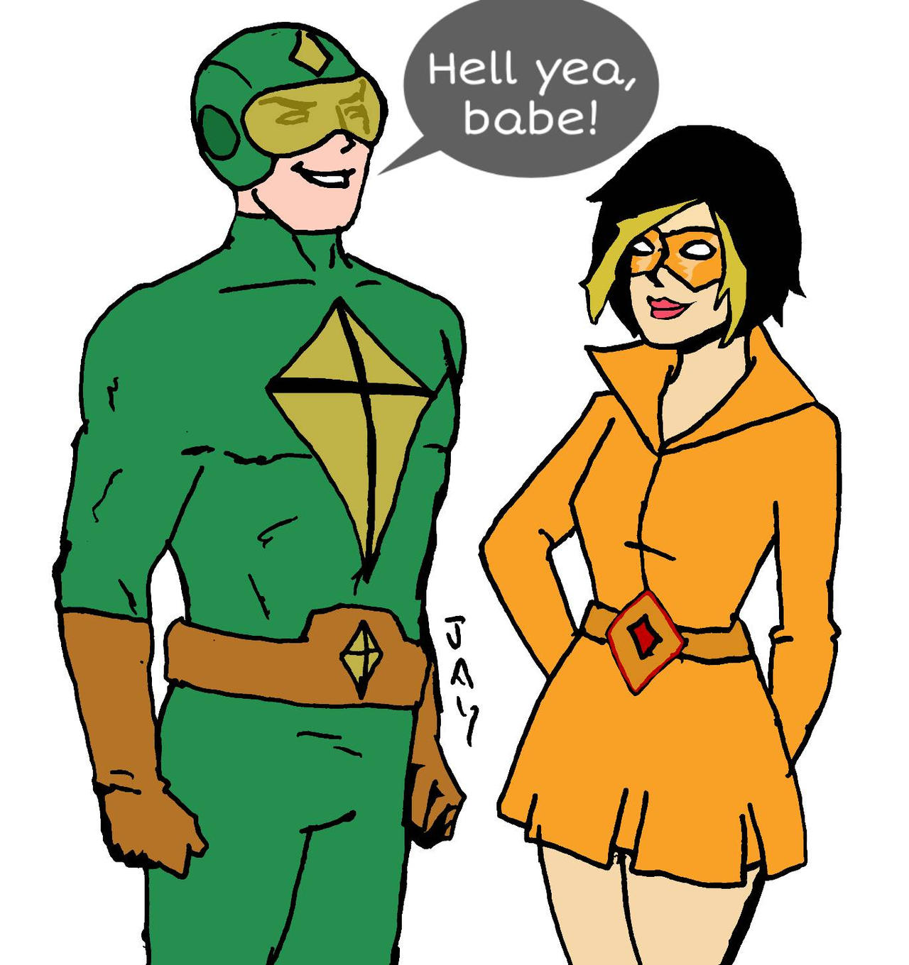 Kiteman and Golden Glider by Jasontodd1fan on DeviantArt
