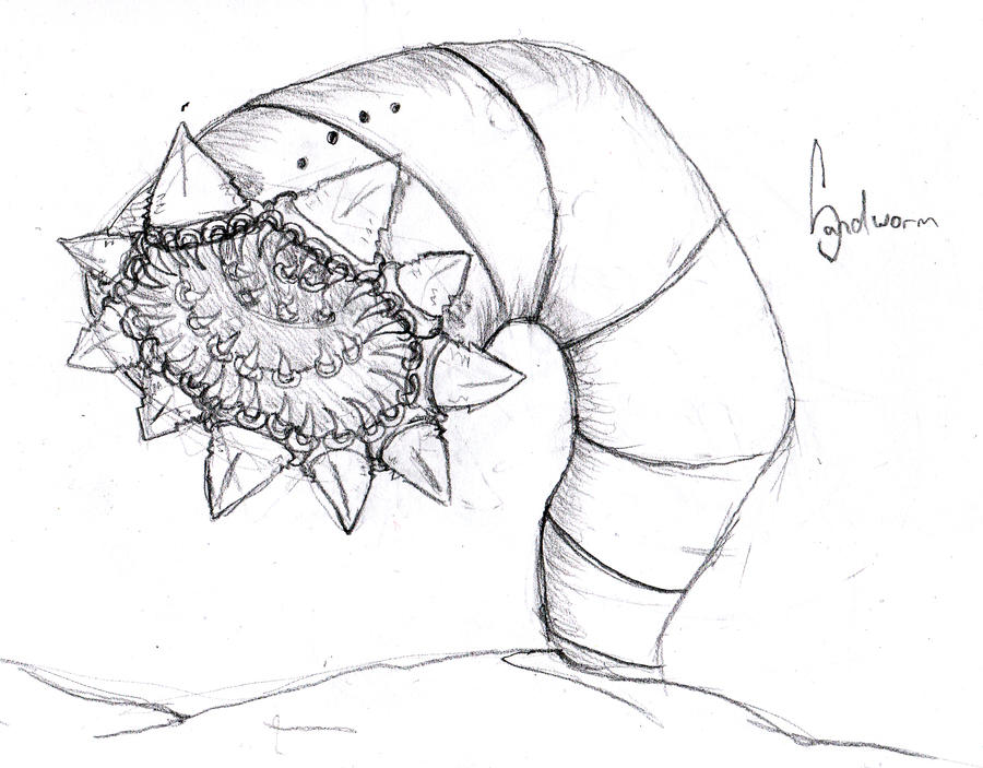 Sandworm Drawing Rference Sandworm by Chocann on DeviantArt