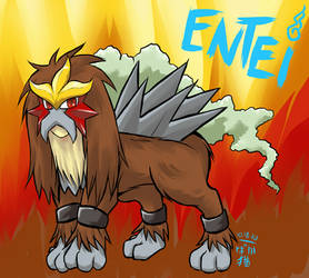 Blazing Volcano - Entei