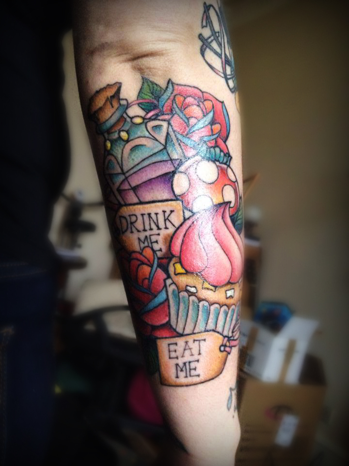 Alice in Wonderland Tattoo