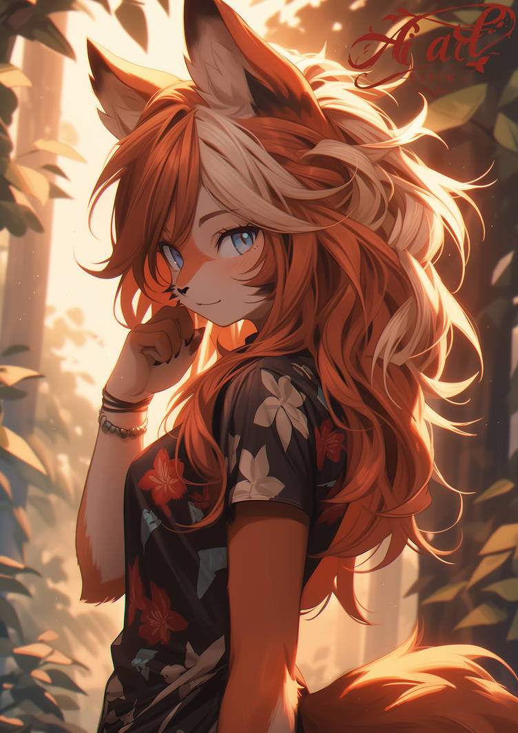 A Young Furry Fox Girl On The Beach By Samnooneson On DeviantArt a-young-furry-fox-girl-on-the-beach-by-samnooneson-on-deviantart