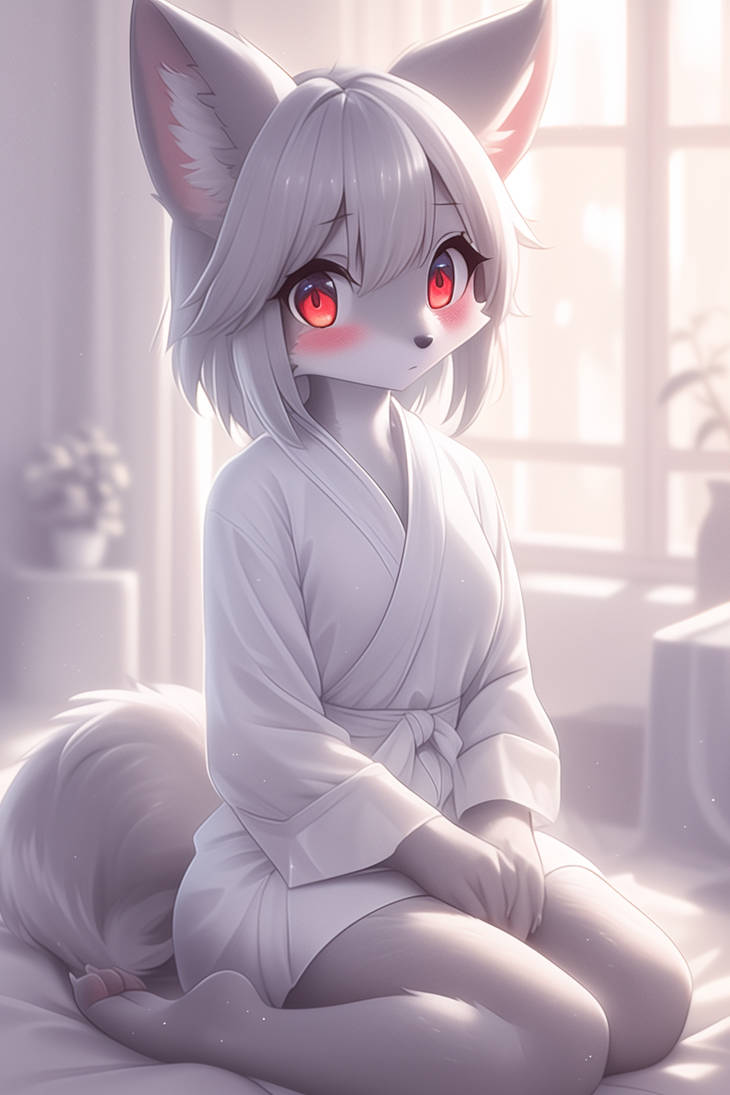 Amainjio A Very Shy Furry Fox Girl Sitting On A Wh By AiArtElfik On amainjio-a-very-shy-furry-fox-girl-sitting-on-a-wh-by-aiartelfik-on