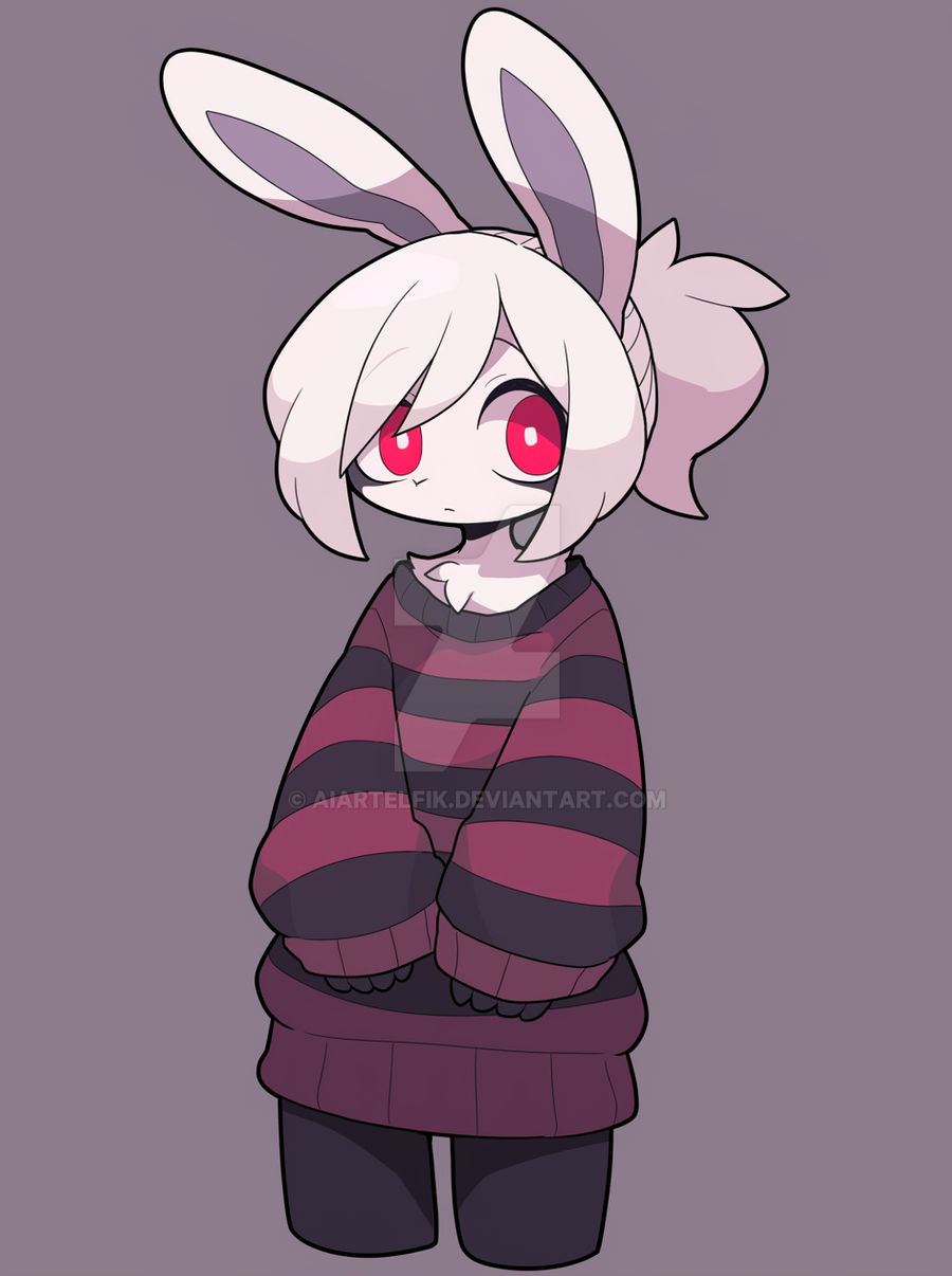 Female Rabbit Oc amainjio A furry anthropomorphic rabbit character by AiArtElfik on ...