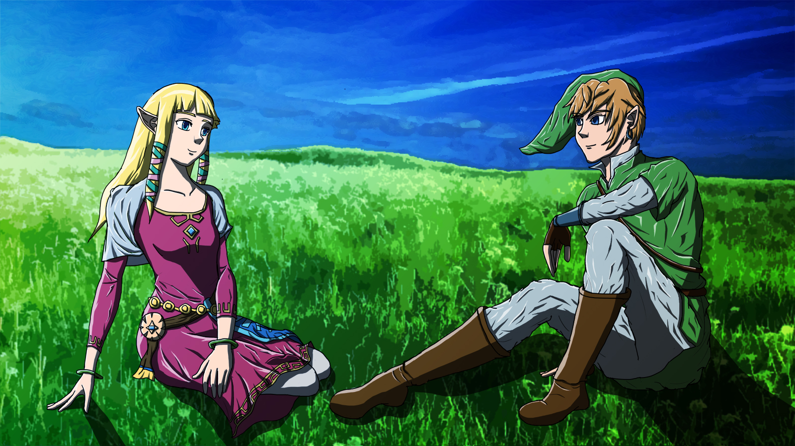 Link And Zelda Skyward Sword By Iceninjax77 On Deviantart Link And Zelda Skyward Sword By Iceninjax77 On Deviantart
