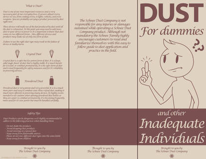 RWBY - DUST For dummies pamphlet