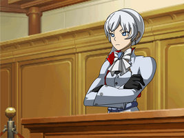 Ruby Rose Ace Attorney - Prosecutor Weiss