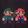 Mario and Luigi Perler Bead Ornaments