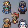 Final Fantasy VI Perler Bead Figures