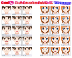 ComiPo Mouth Expressions Pack 02 - DL