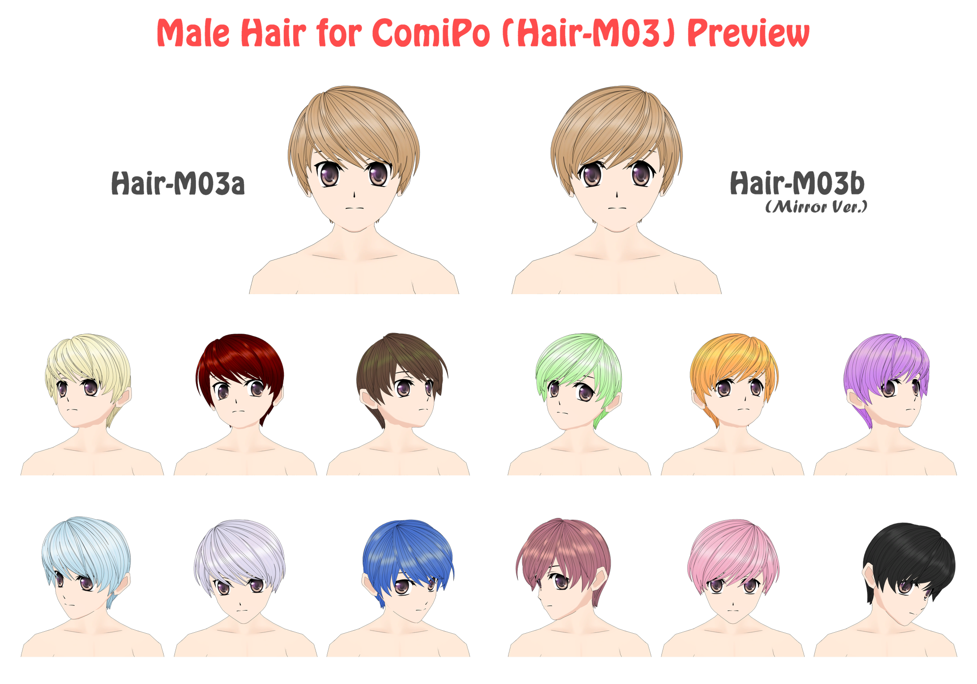 Hair-M03 Preview