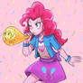 Pinkie Pie blowing balloon