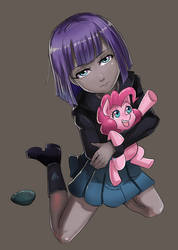 Maud Pie, Pinkie Pie and Boulder