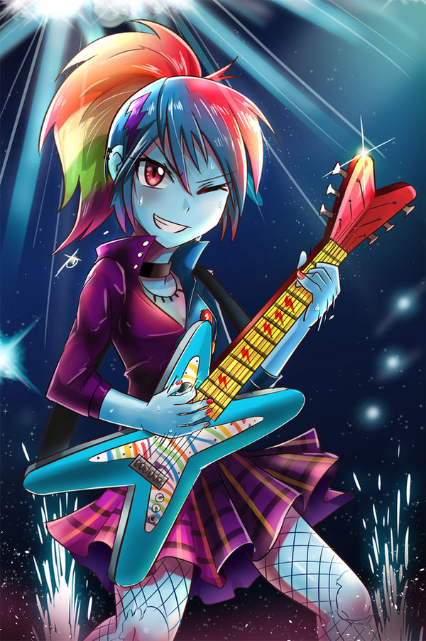 Rocking out HARD! by iojknmiojknm on DeviantArt