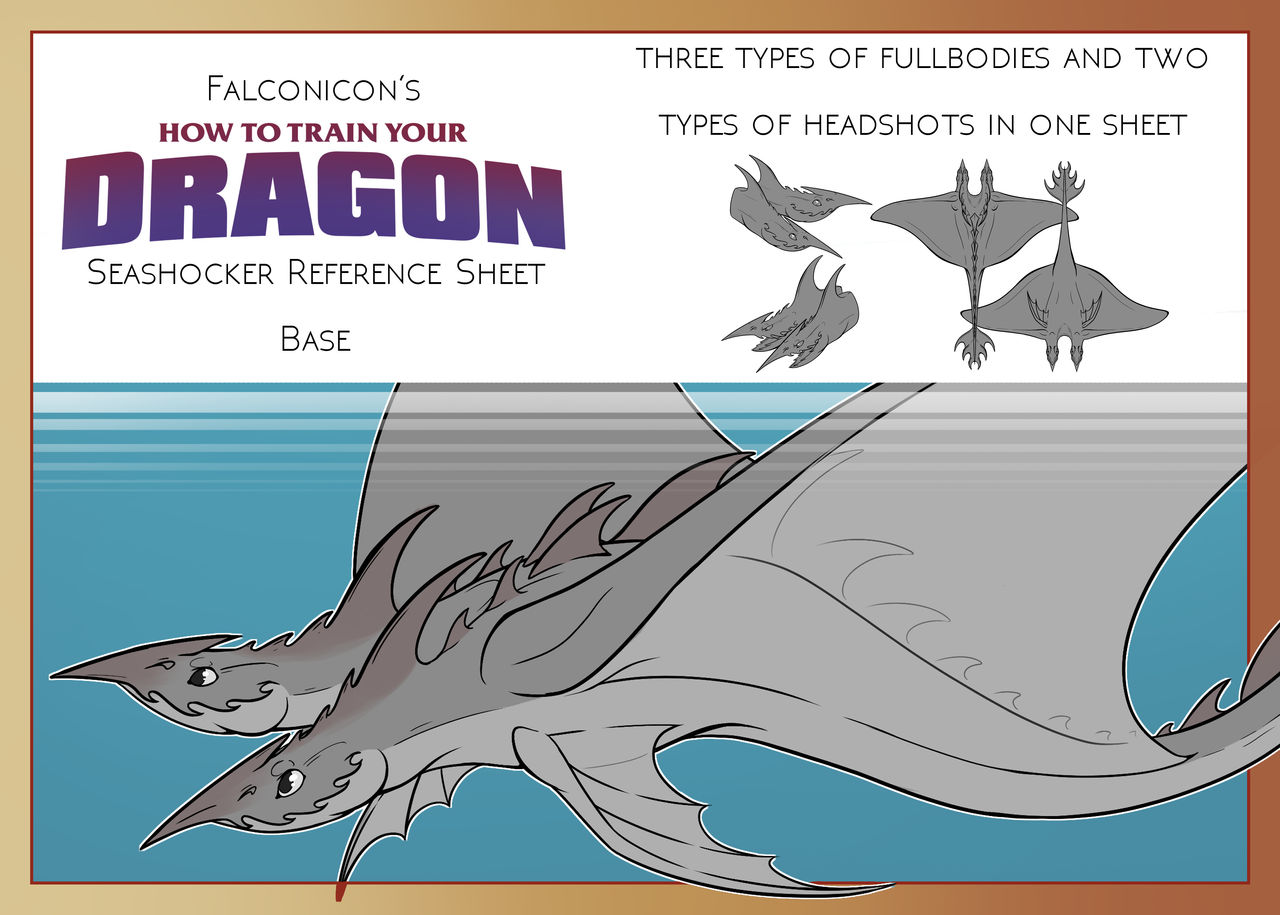 Shocker Base How To Train Your Dragon Seashocker Base by FalconiTonic on DeviantArt
