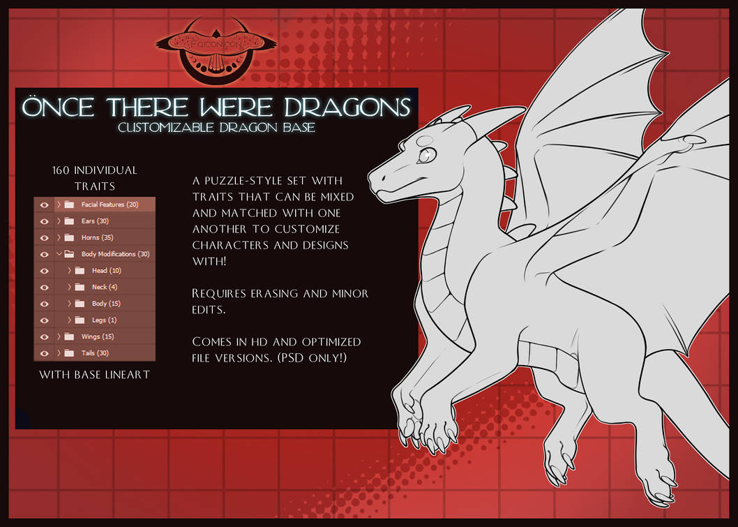 Dragon In Base Customizable Dragon Base by FalconiTonic on DeviantArt