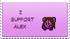 .:Stamp:. I support Alex by DummyHeart