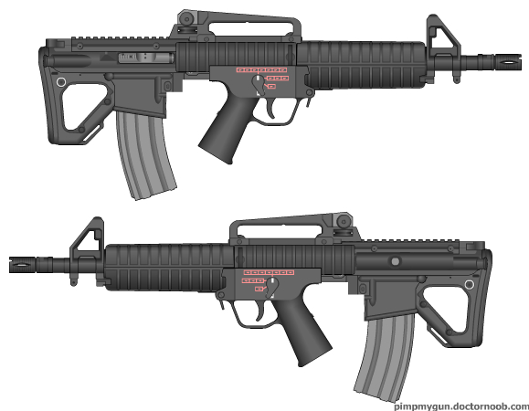 Rubik's Bullpup M16