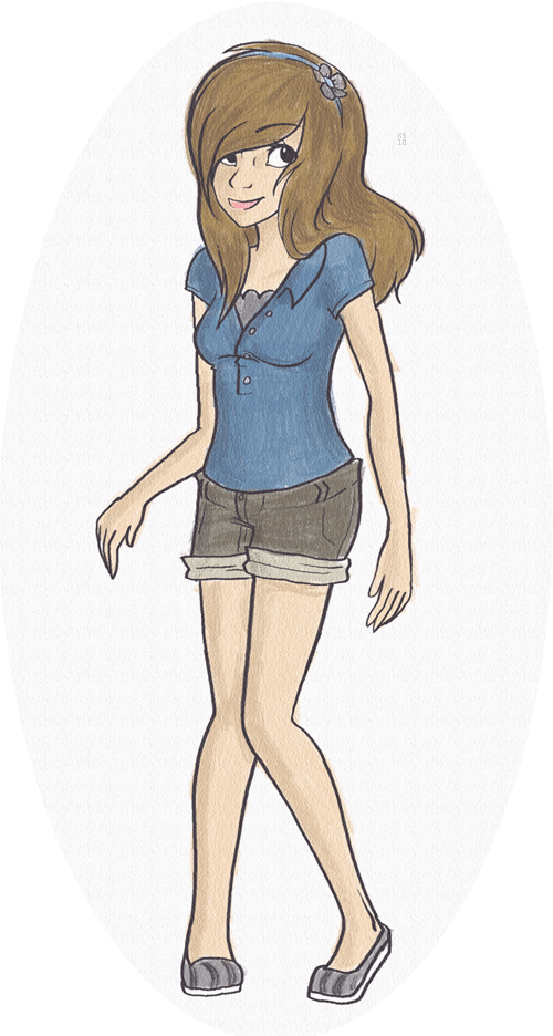 Tumblr Drawing 1 Shorts Girl By Exploding Zombies On Deviantart