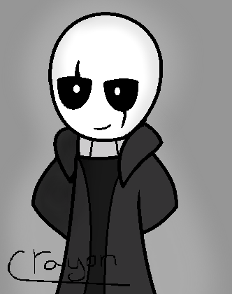 Glitchtale Gaster by CrayonisKawaii on DeviantArt