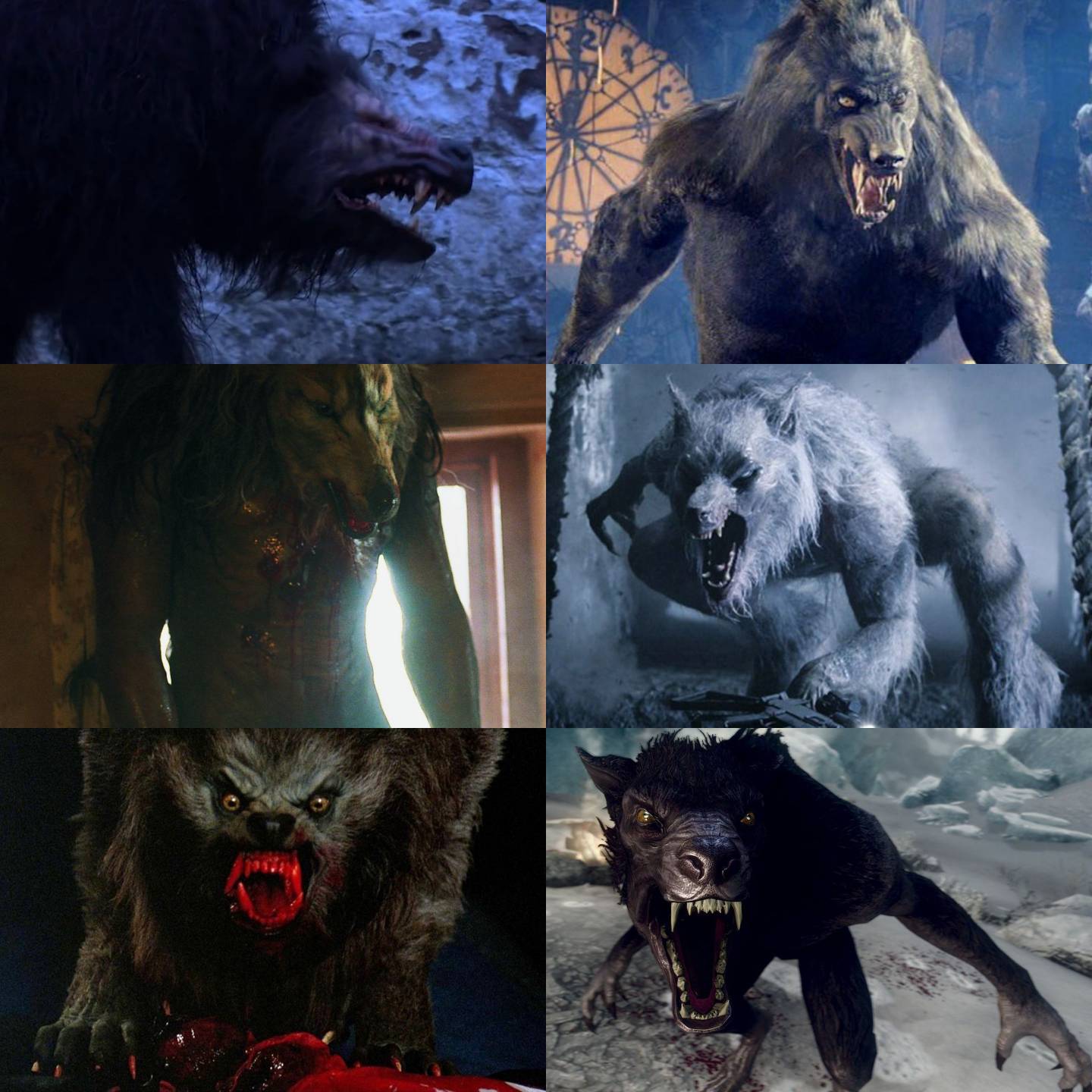 My favorite werewolf designs by Eldertyrant682 on DeviantArt