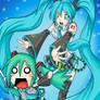 Miku X Chibi Miku