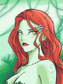 sketch of poison Ivy