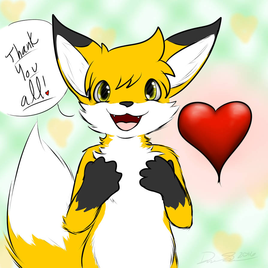 Thank You All! by PingTheHungryFox on DeviantArt.
