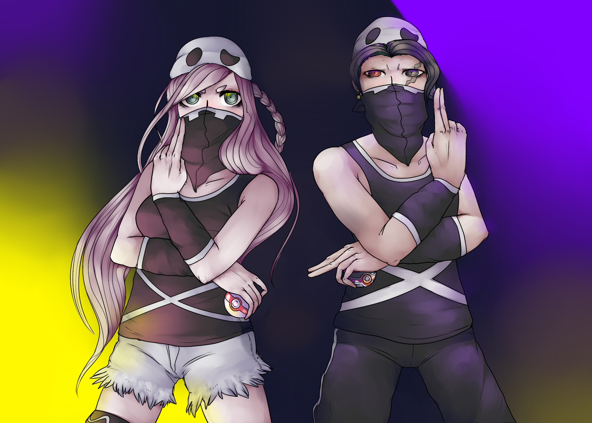 Team Skull Grunts Sonia and Gundham