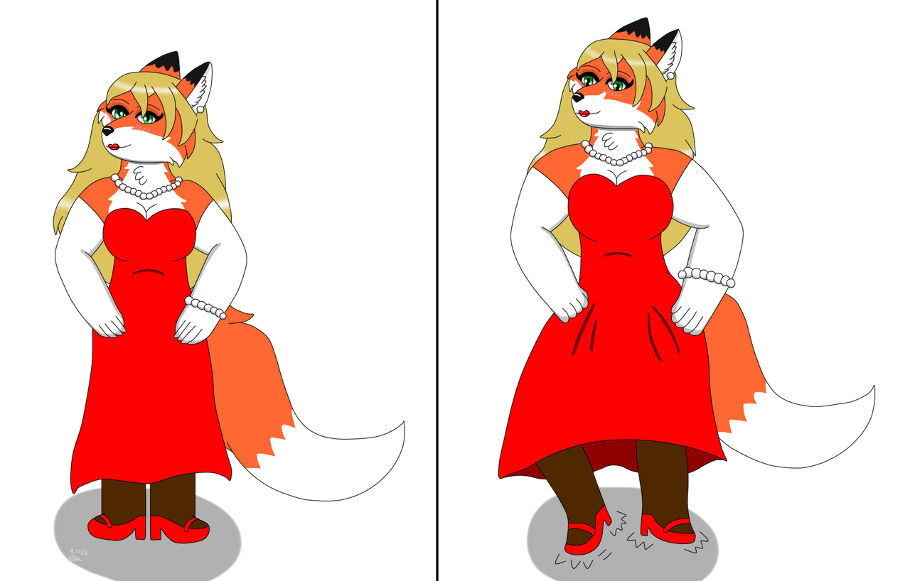 Deviantart Foxa (Commission) Foxy Lady by NataliaJanikcute on DeviantArt