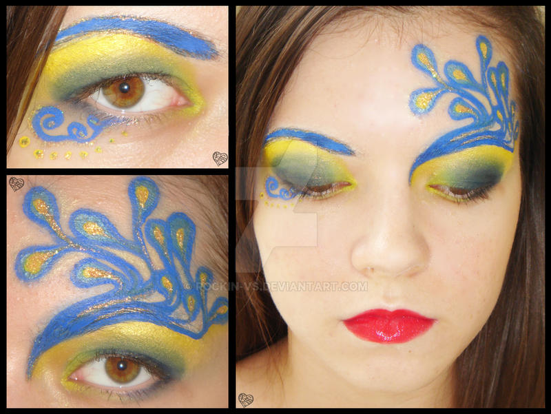 Peacock Gone Wild Make Up