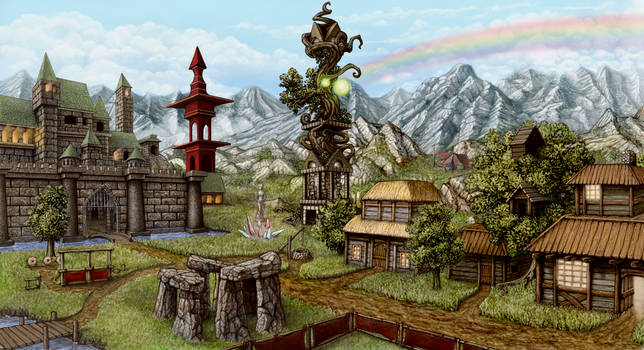 Sorceress town