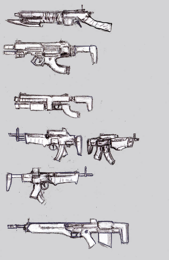 Random Guns by ModalMechanica on DeviantArt