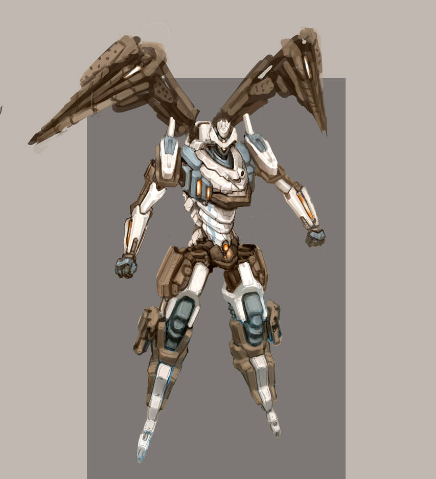 Angelic Mech Commission: Angel Mecha by ModalMechanica on DeviantArt
