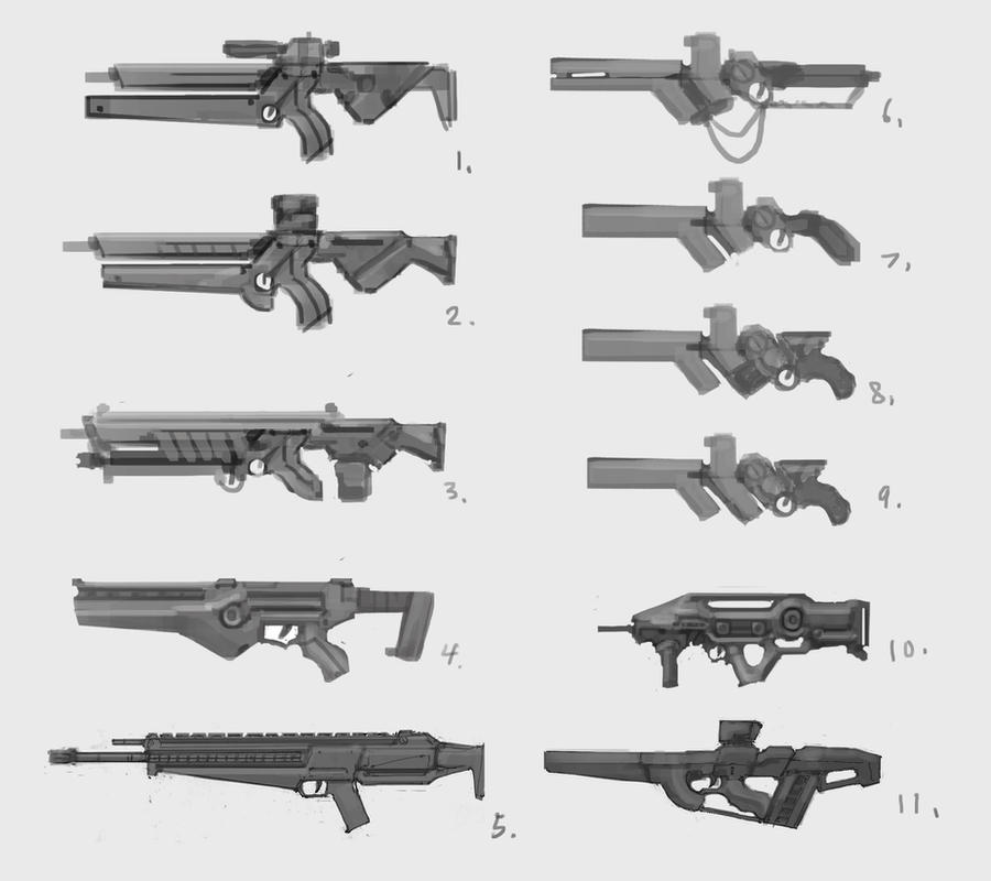 Weapon Sheet 4 by ModalMechanica on DeviantArt