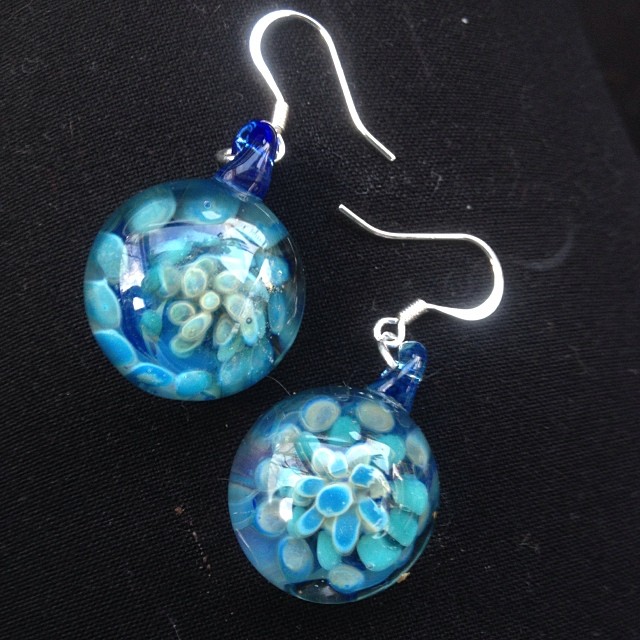 Lampworked Earings 2