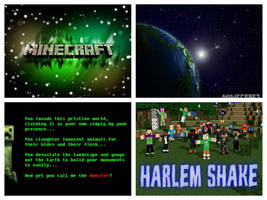 minecraft collage