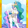 Princess Celestia at the Beach