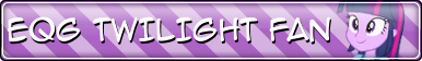 EQG Twilight Sparkle Fan Button by Sonork91