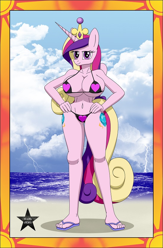 Princess Cadance at the Beach