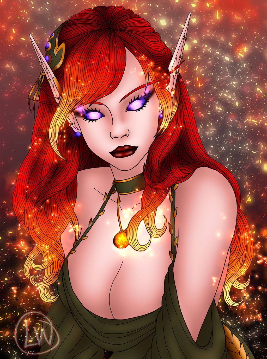Flame kissed by Wolmine on DeviantArt