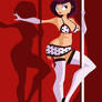 Striptease girl