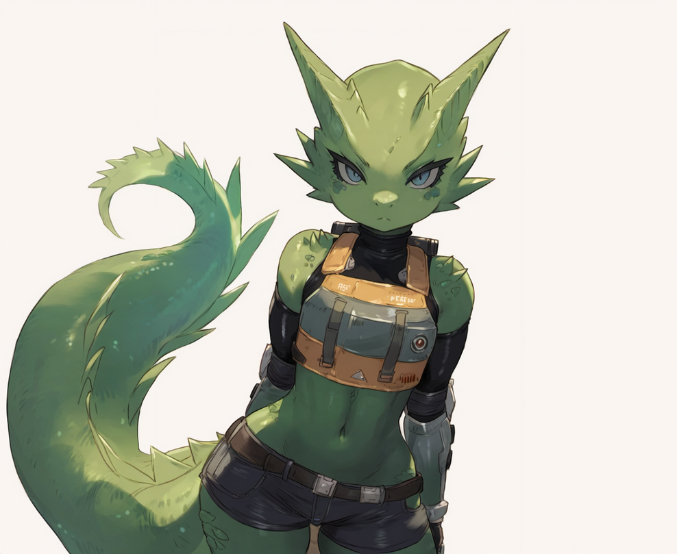 Anime Riding Lizard Lizard girl 5 by Veiels on DeviantArt