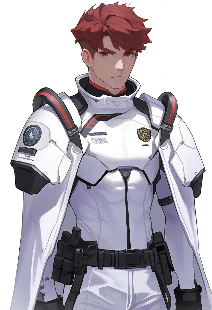 Red Human Commander Human Commander 27 (M) by Veiels on DeviantArt